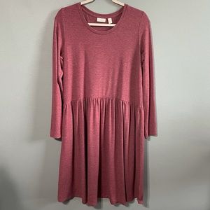 - LOGO Lori Goldstein Lounge Salmon Red Dress